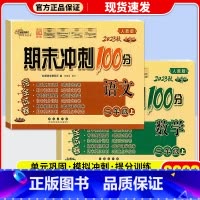 [单本]语文 人教版 二年级下 [正版]2023新版 期末冲刺100分二年级上册下册试卷语文数学全套人教版北师版 小学2