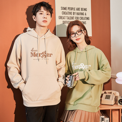 [200元任选3件]唐狮春秋季新款情侣卫衣男士连帽外套可爱情侣装女生ins潮牌