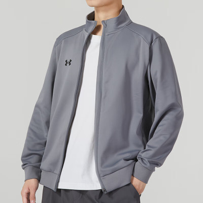 安德玛(Under Armour)夹克男装新款简约百搭立领型格休闲运动夹克外套23600305-014 ZP