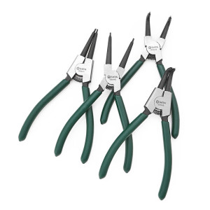 世达(SATA)09911A 轴用穴用直口曲口4件卡簧钳组套