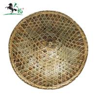 大杨竹编斗笠帽子 大型斗笠 防晒帽大檐遮阳帽采茶帽道具帽 788 直径50cm 1顶