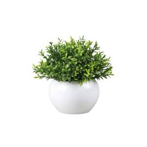 是尚 仿真绿植四叶草装饰摆件 9*14cm/套