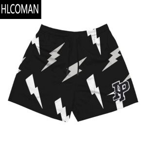HLCOMAN夏季闪电IP篮球短裤潮牌美式高街训练四分裤男健身新款跑步休闲裤