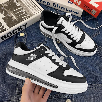 男士休闲鞋男板鞋男潮流时尚低帮厚底小白鞋日常休闲运动鞋男鞋子