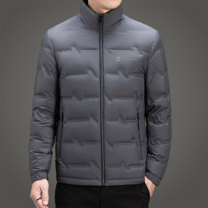 立领轻薄羽绒服秋季新款男士青年潮流羽绒服防寒保暖羽绒外套男装