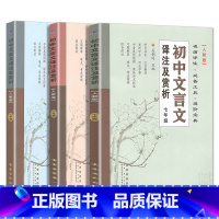 3本]人教版 七八九年级套装 初中通用 [正版]初中文言文译注及赏析七八九年级人教版RJ初中一二三年级语文同步详解789