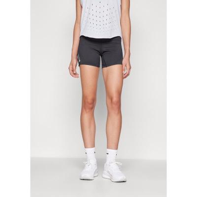 Nike女士黑白拼接运动裤时尚柔韧透气健身训练打底裤