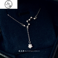 JiMiMeeting You-《许愿星》999银银项链女生轻奢满天星锁骨链送闺蜜