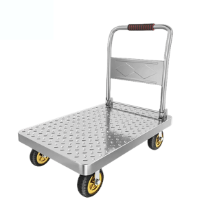 鑫睿辉 重型钢板小推车 载重1300斤4寸轮 台