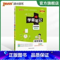 24新版:初中生物 初中通用 [正版]2024版学霸笔记初中漫画图解全套语文数学英语化学生物地理七八九年级复习辅导书PA