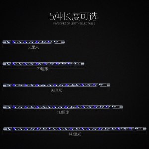 全光谱变色鱼缸灯水灯节能led灯防水水族箱照明灯LED鹦鹉增艳红