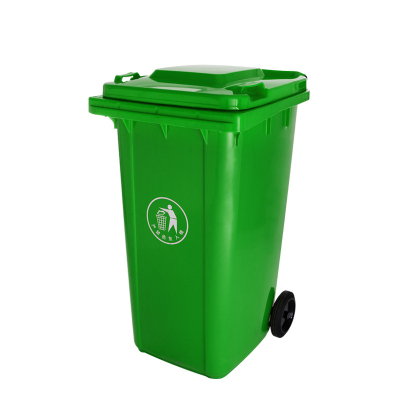 厂家直销240L塑料环卫垃圾桶环卫户外垃圾桶加厚款可挂车街道