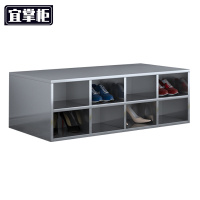 宜掌柜 不锈钢车间换鞋柜 双面16格(304)台