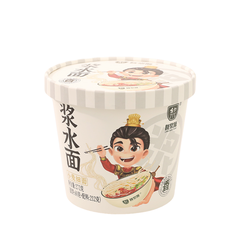 甘肃特产即食天水浆水面桶装方便面酸菜面小麦细面6桶装