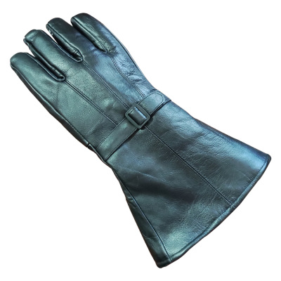 铂识 拼接牛皮手套 均码 双