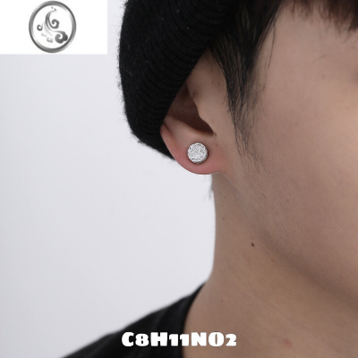 JiMi耳钉男潮耳饰韩国气质网红磁铁小耳夹无耳洞女高级感男士小众设计