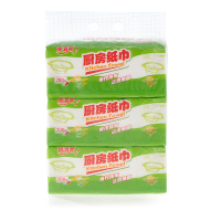 顺清柔厨房纸巾3包/提厨房抽取纸巾