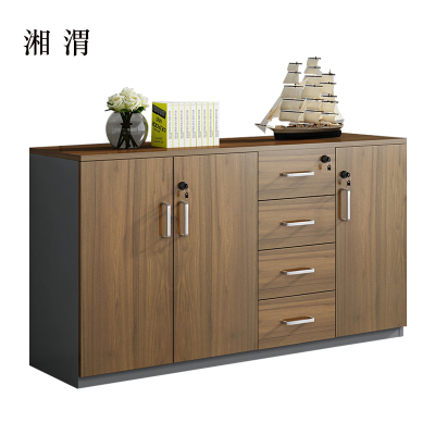 湘渭办公室矮柜储物柜文件柜3门4抽屉