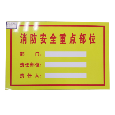 消防安全标识牌(内容可定制)