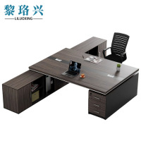 黎珞兴双人办公桌+(长侧柜)+2椅子 张