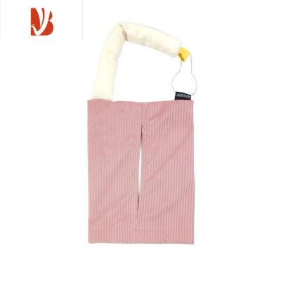 三维工匠掌门狗车载纸巾袋汽车抽纸盒座椅挂式纸抽盒车内玩偶公仔装饰用品 纯色纸巾袋 送纸巾一包