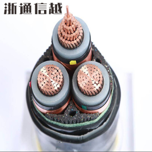 浙通信越 铜芯电力电缆 YJV22-10-3*120/米