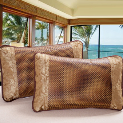 家用凉席枕套冰丝枕芯套枕席片藤枕套夏天凉枕套凉席枕头套