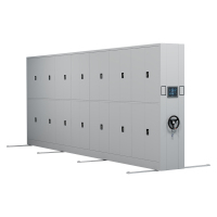 臻远 ZY-MJJA-21 智能密集架移动式档案柜钢制轨道智能密集柜 通双节 一列七组