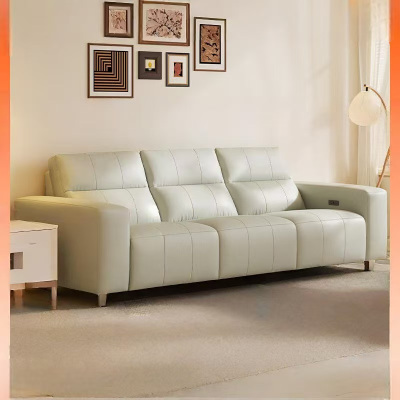 喜临门 - 浮光真皮沙发客厅头层牛皮小户型实木家具 三人位 245cm