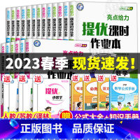[全套2册]语文+数学 四年级下 [正版]亮点给力提优课时作业本小学一年级下册二年级下三四五六年级语文数学英语全套人教版
