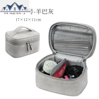 ins网红化妆包小号便携韩国简约大容量化妆袋少女心洗漱品收纳盒 三维工匠收纳包