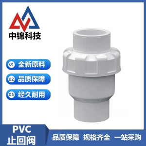 中锦科技 PVC给水止回阀 定制 个