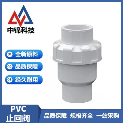 中锦科技 PVC给水止回阀 定制 个