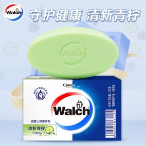 威露士香皂沐浴丝滑柔肤水润清新清爽肥皂家庭装男女通用温和滋润 清新青柠 2盒装