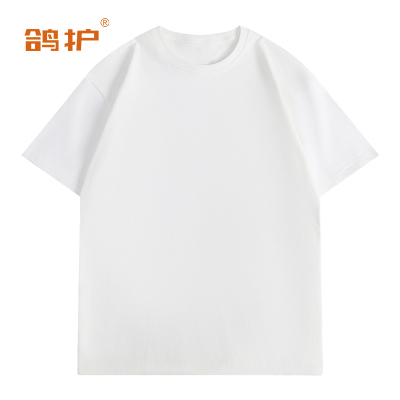 鸽护 T恤衫 圆领纯棉-白色 件