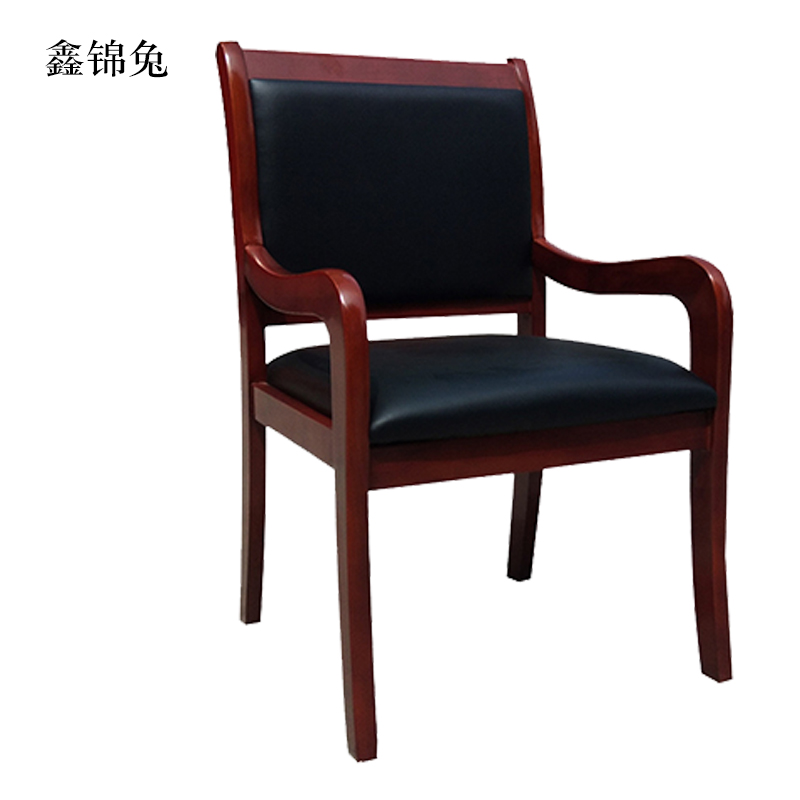 鑫锦兔会议椅现代椅子皮面靠背椅将军椅