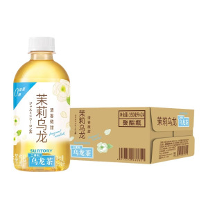 三得利无糖茉莉乌龙茶饮料350ml*24瓶0脂肪特级茶叶健康茶饮料