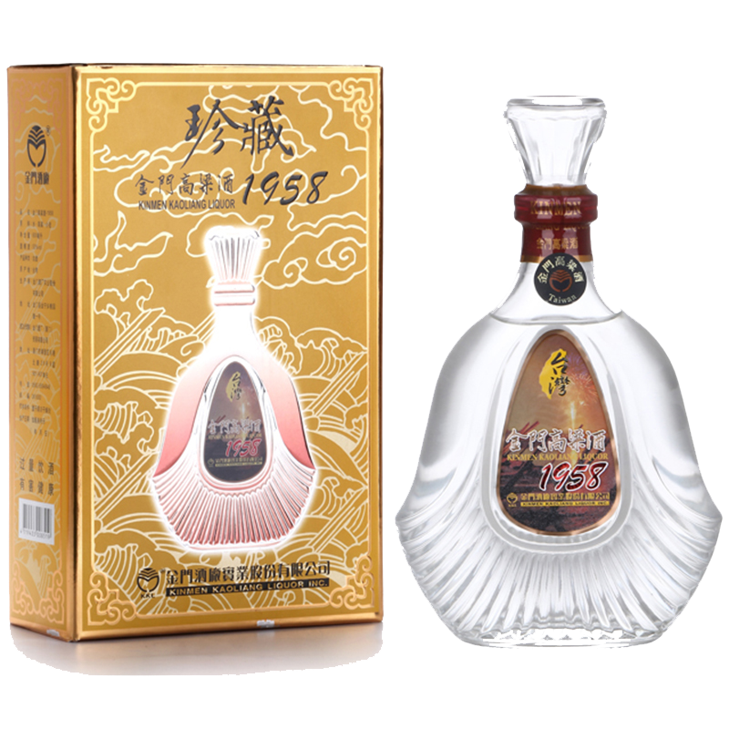 金门高粱酒 1958 53度600ml 单盒装 清香型 原瓶原装