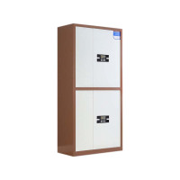 鑫升顺保密柜财务档案柜文件柜办公室资料储物柜保险柜电子密码国保锁通双节咖框白门-电子密码锁