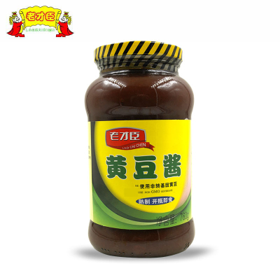 老才臣黄豆酱瓶自制炸酱调味拌面拌饭酱家用豆瓣酱炒菜原味蘸酱760g*2