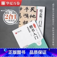 [正版]毛笔楷书入门基础教程升级版赵孟頫三门记教程碑帖二合一颜体楷书字帖带二维码视频软笔练字帖带释文旁注