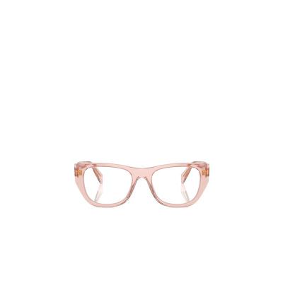 普拉达(PRADA)方形镜框徽标装饰醋酸盐材质女款太阳镜全框设计赠 粉色