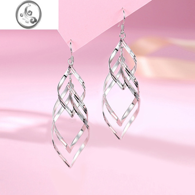 JiMi银耳环女银银2023年新款潮气质小众个性网红高级耳饰原创时尚耳坠