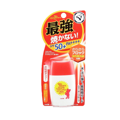 小小一只便于携带-日本近江兄弟小熊防晒霜SPF50+PA++++(红色)30g/支