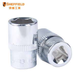 钢盾(SHEFFIELD) S010108 6.3mm系列公制6角标准套筒8mm[家用]