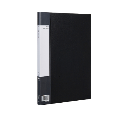齐心 PF30AK A4 30袋 超省钱资料册 黑