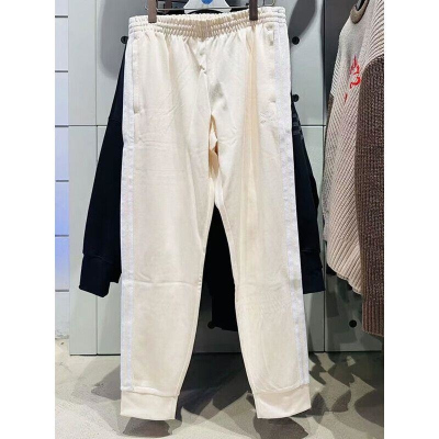 阿迪达斯 三叶草运动裤男裤 透气休闲裤收口 长裤 IR9878 D