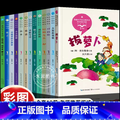 [一次买齐更划算]一年级上必读 13册 [正版]藏在童话里的数学注音版一二三年级小学生课外书必读老师阅读故事书差不多先生