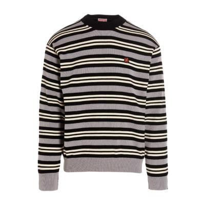 高田贤三(Kenzo)男士运动卫衣针织套衫圆领长袖花朵贴花时尚休闲