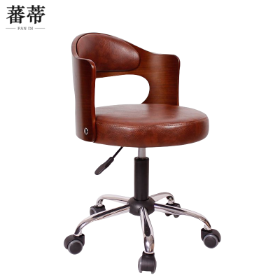 蕃蒂休闲椅棕色把